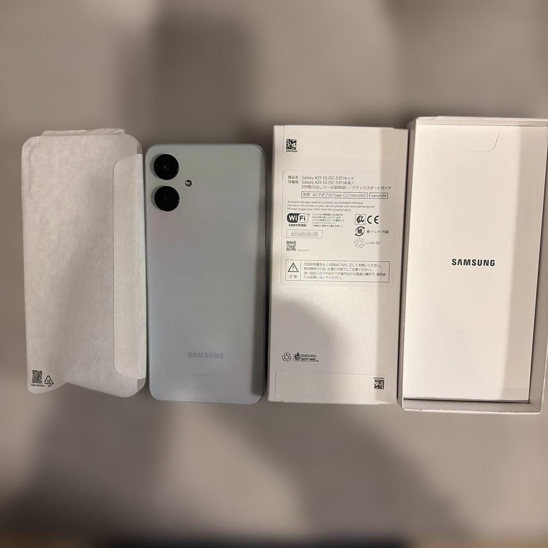 【新品未使用】Samsung Galaxy A25 5G ホワイト 本体