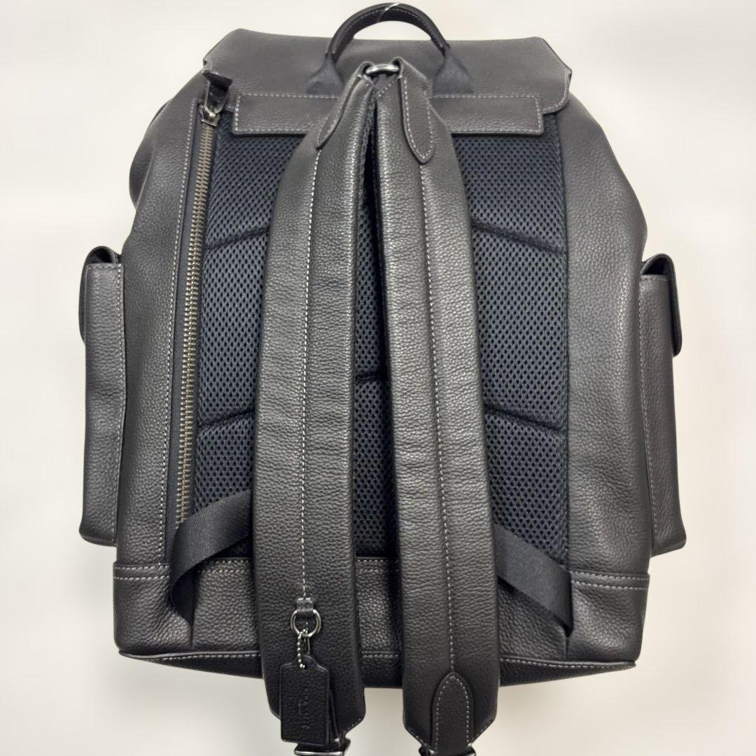 【未使用・正規品】COACH ハドソン バックパック CR389 黒 レザー