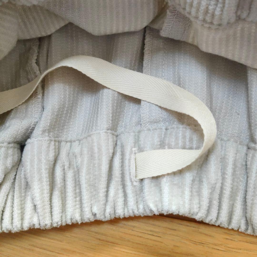 (期間限定値下げ12/16まで)NARU 8Wコーデュロイエッグパンツ エクリュ