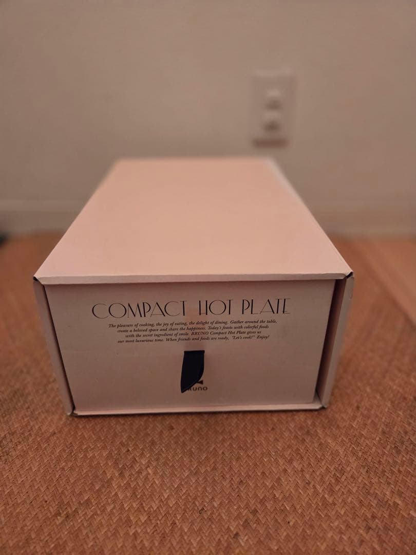 BRUNO コンパクトホットプレート ピンク + グリルプレート