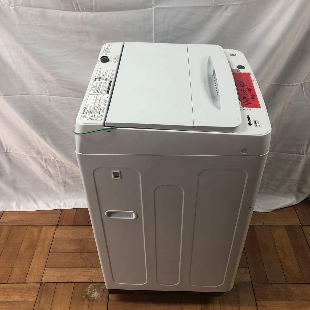 【美品】ハイセンス　全自動電気洗濯機　HW-T55H　2024年製　O