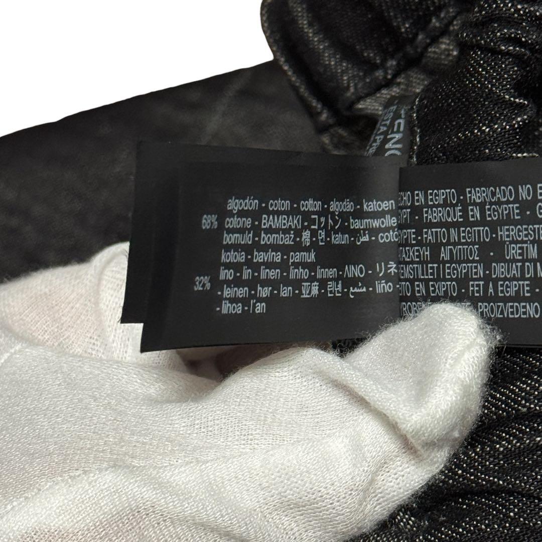 ZARA リラックスフィットデニムジャケット セットアップ ブラック メンズ L