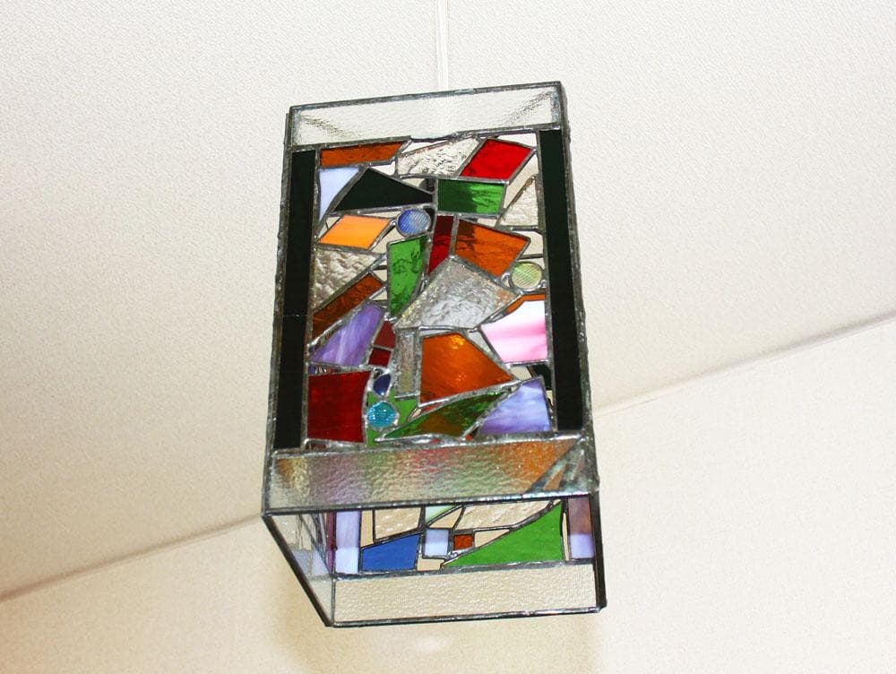 ステンドグラスのダウンライト