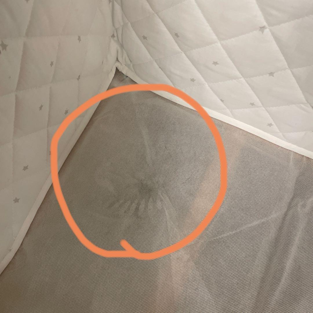 ベビーベッド⭐︎イケア　SUNDVIK マットレス、ベッドバンパー、シーツセット