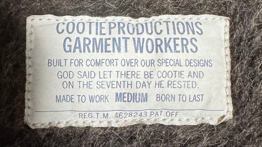 COOTIE ステンシル N-1 デッキジャケット アルパカウールライナー M