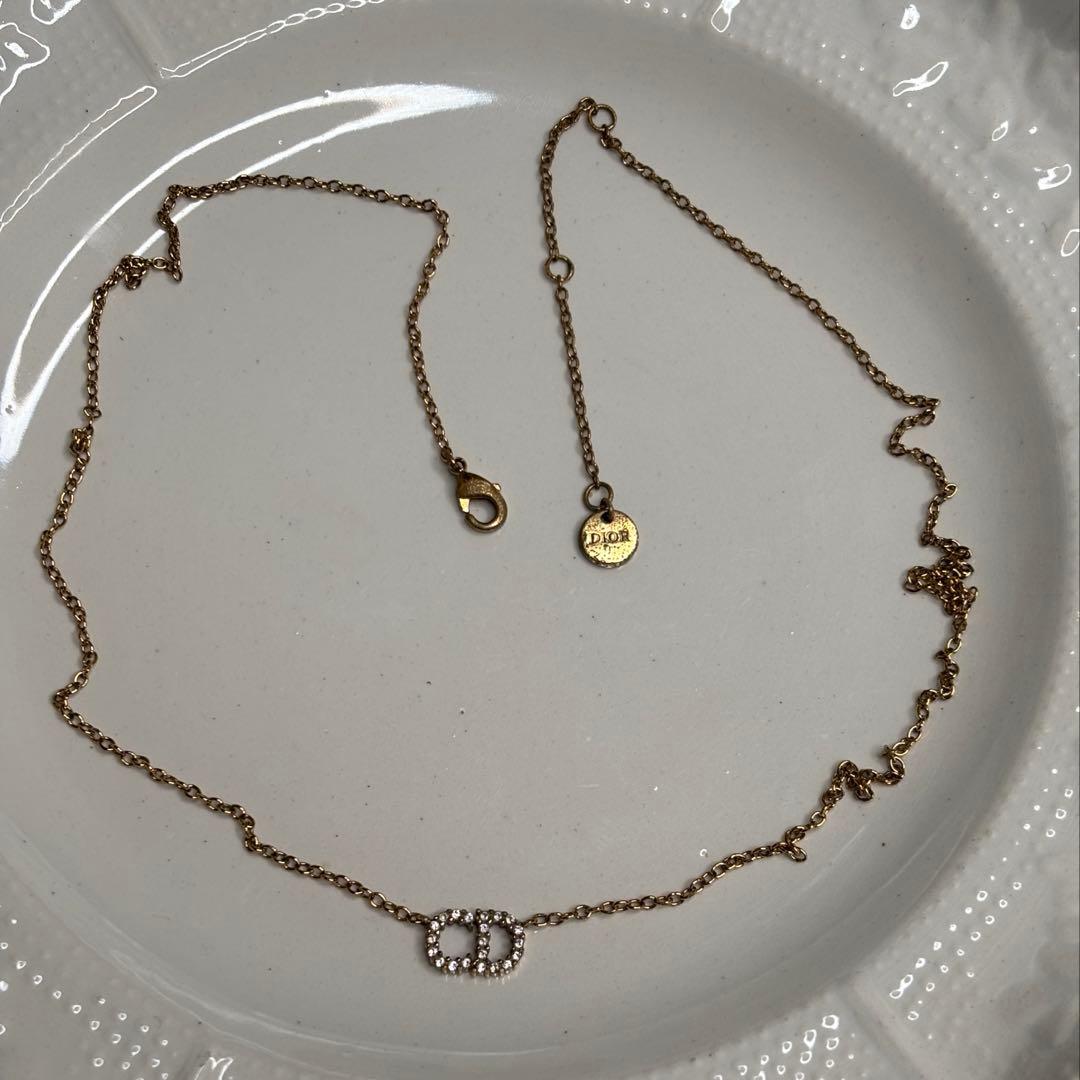 ヴィンテージ♡ChristianDior クリスチャンディオールロゴ ネックレス