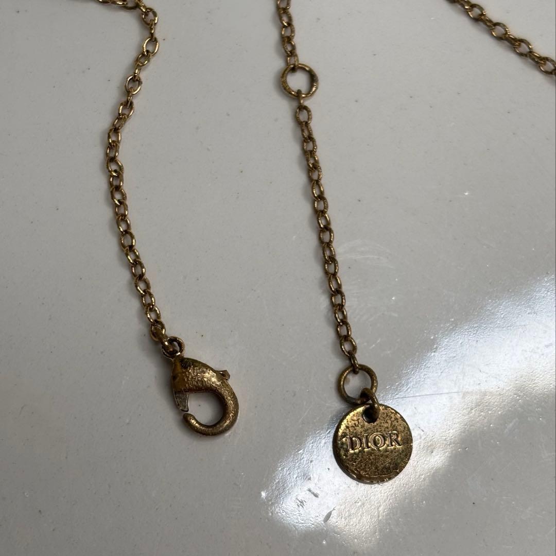 ヴィンテージ♡ChristianDior クリスチャンディオールロゴ ネックレス