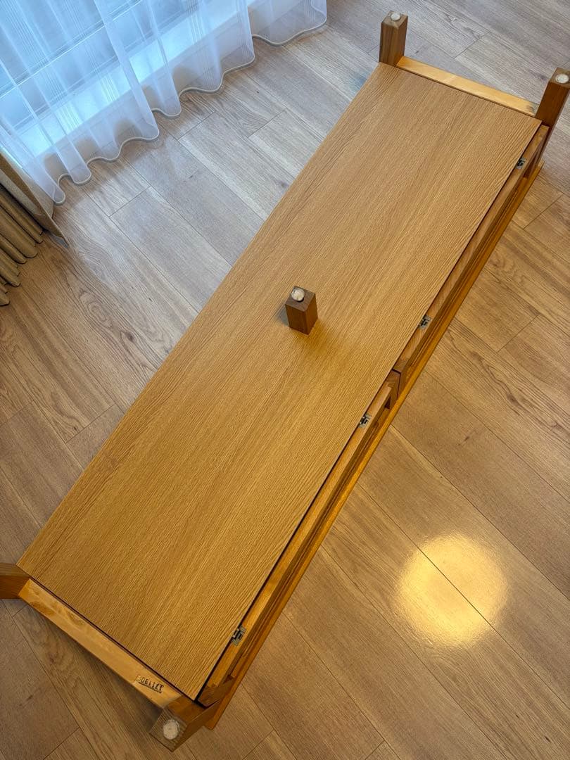 廃盤品　無印良品 テレビボード AVラック　タモ材 150cm幅