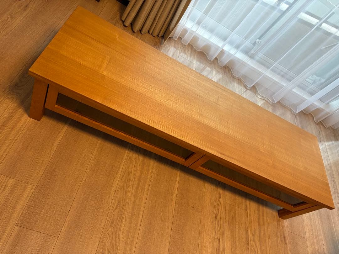 廃盤品　無印良品 テレビボード AVラック　タモ材 150cm幅