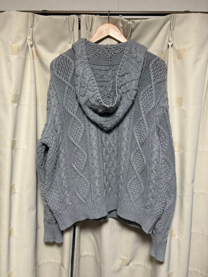 GOOD ENOUGH フィッシャーマン ZIP UPニットパーカー 90s