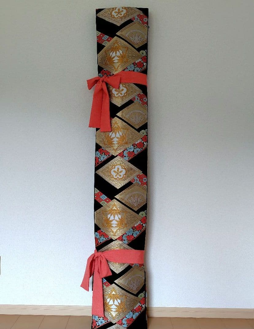 お琴カバー【綾】着物帯 ゆたん油単ハンドメイド 和楽器 正絹 袋帯 山田流