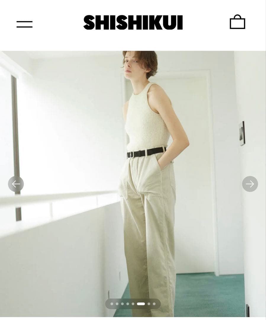 パンツ THE SHISHIKUI CORDUROY BAKER