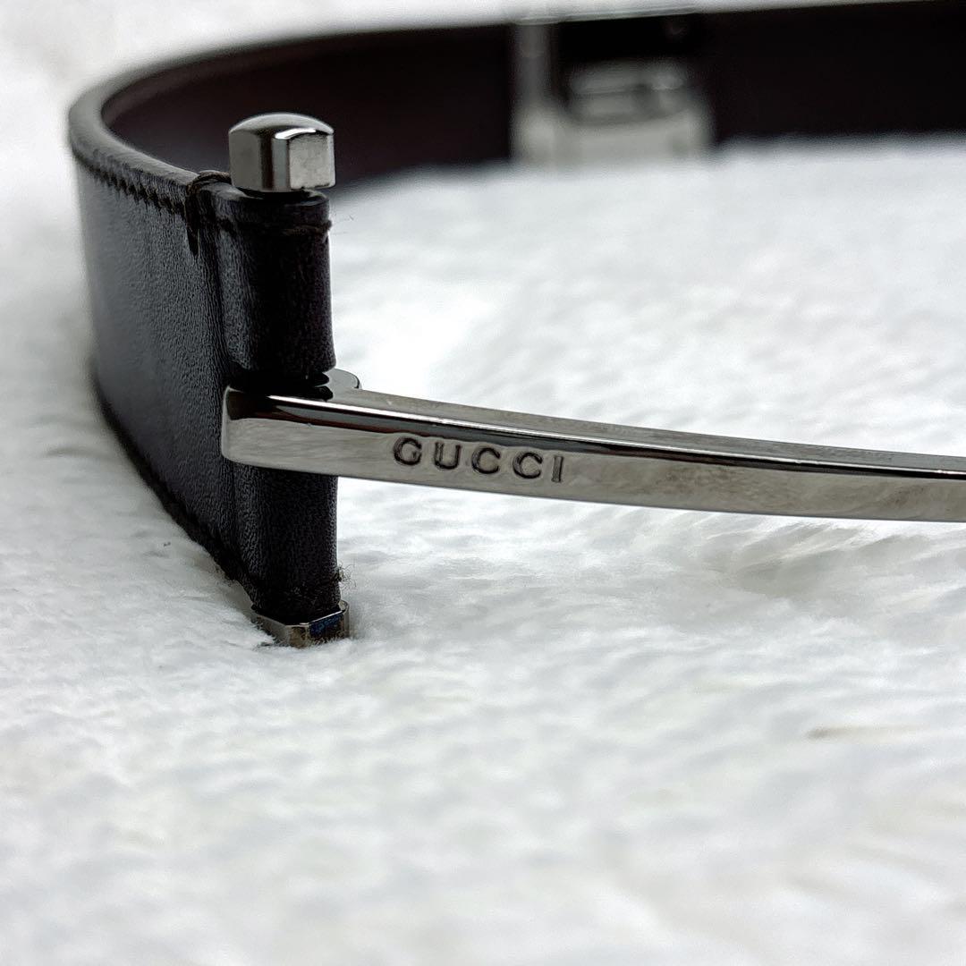 一級品✨GUCCI グッチ ホースビットベルト　シルバー金具　イタリア製