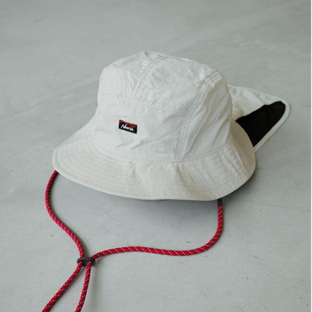 【新品未使用】ナンガ NYLON TUSSER SUNSHADE HAT