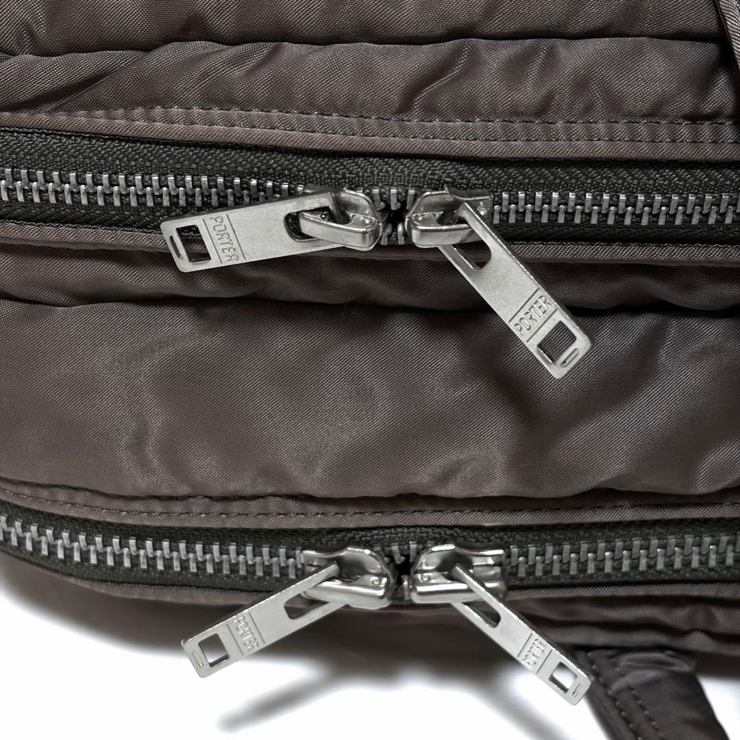 新型✨極美品 ポータータンカー ビジネスバッグ3way 2層 A4可 グレー