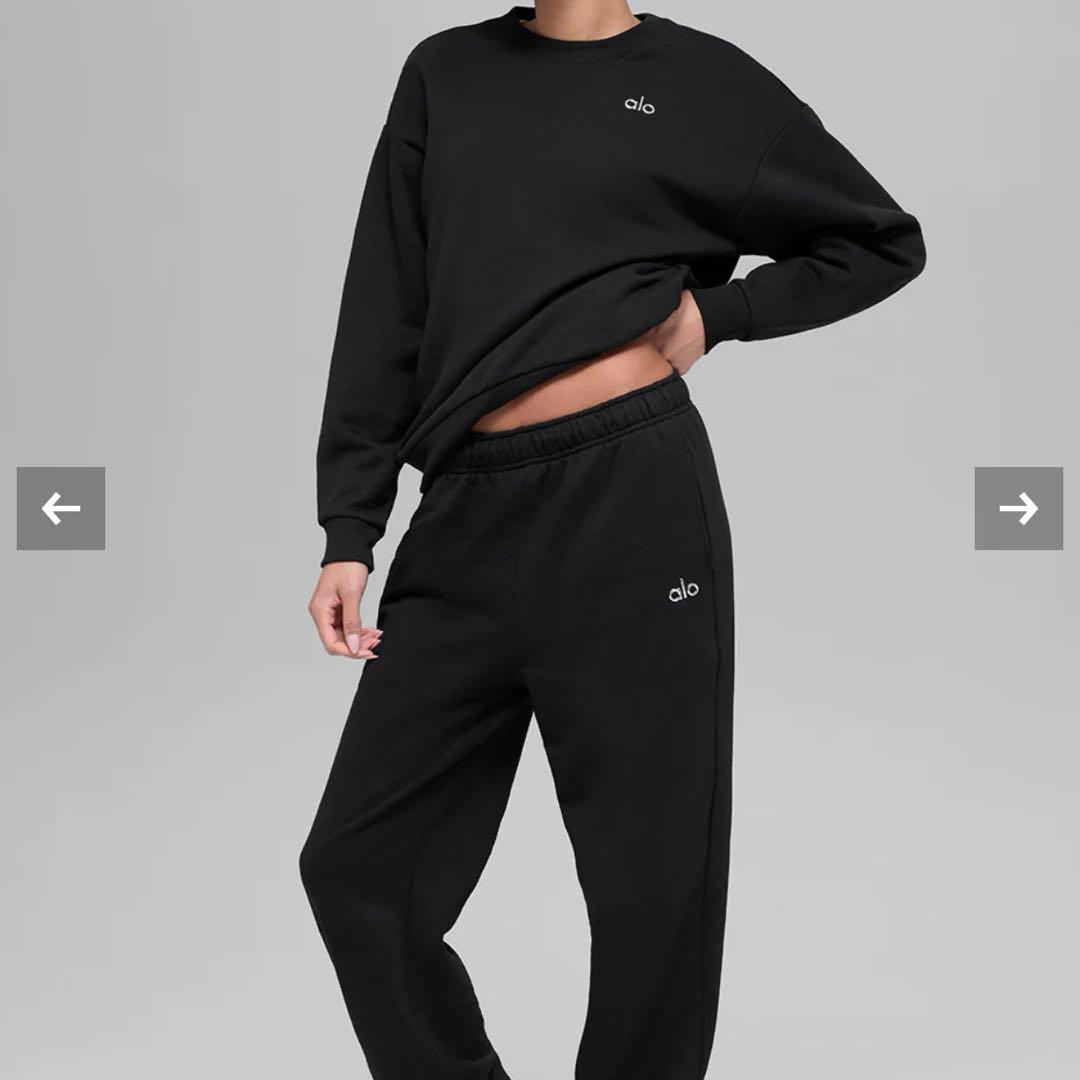 alo アロ　ACCOLADE CREW NECK PULLOVER Mサイズ