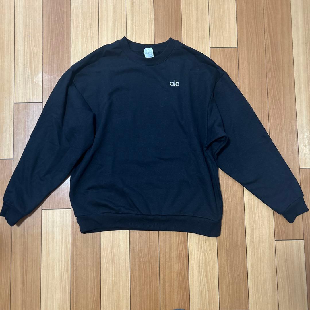 alo アロ　ACCOLADE CREW NECK PULLOVER Mサイズ