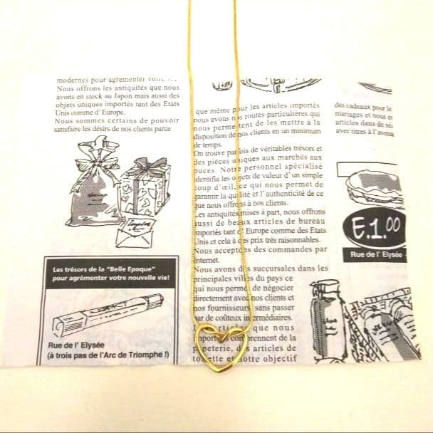 DEUXIEME CLASSE ゴールド ハート ネックレス 新品未使用