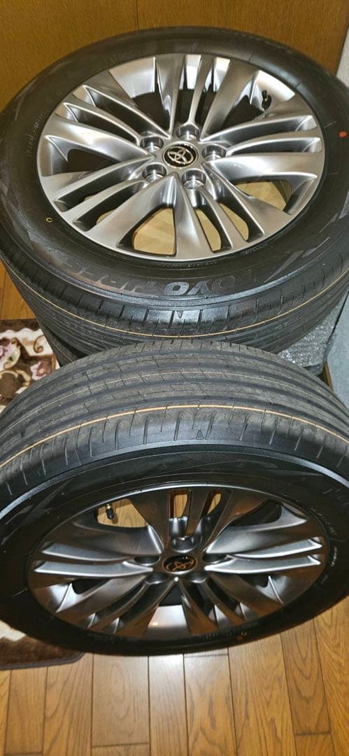 新車外し！25年トヨタ 40系 アルファード　純正18インチ PCD120/5H