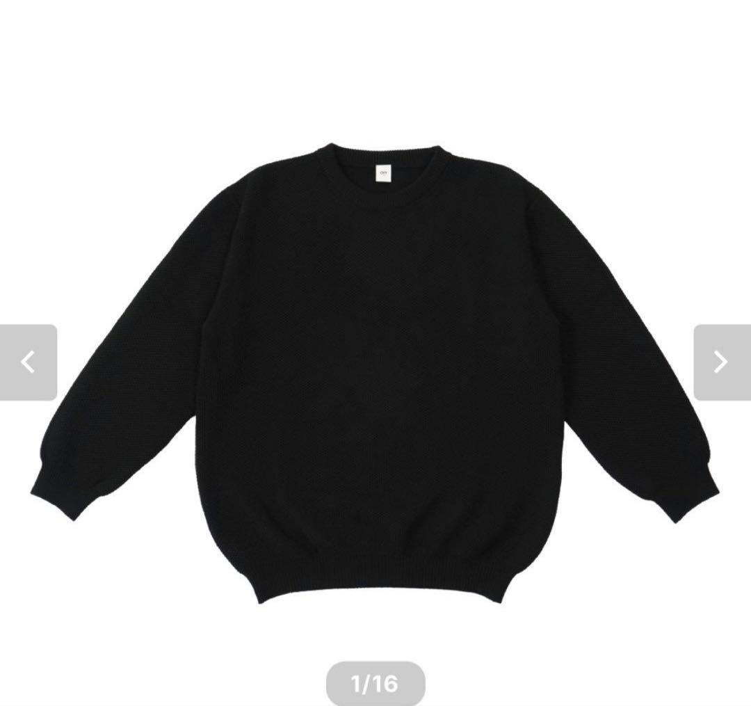 トップス OVY CASHMERE SEED STITCH CREW NECK KNIT