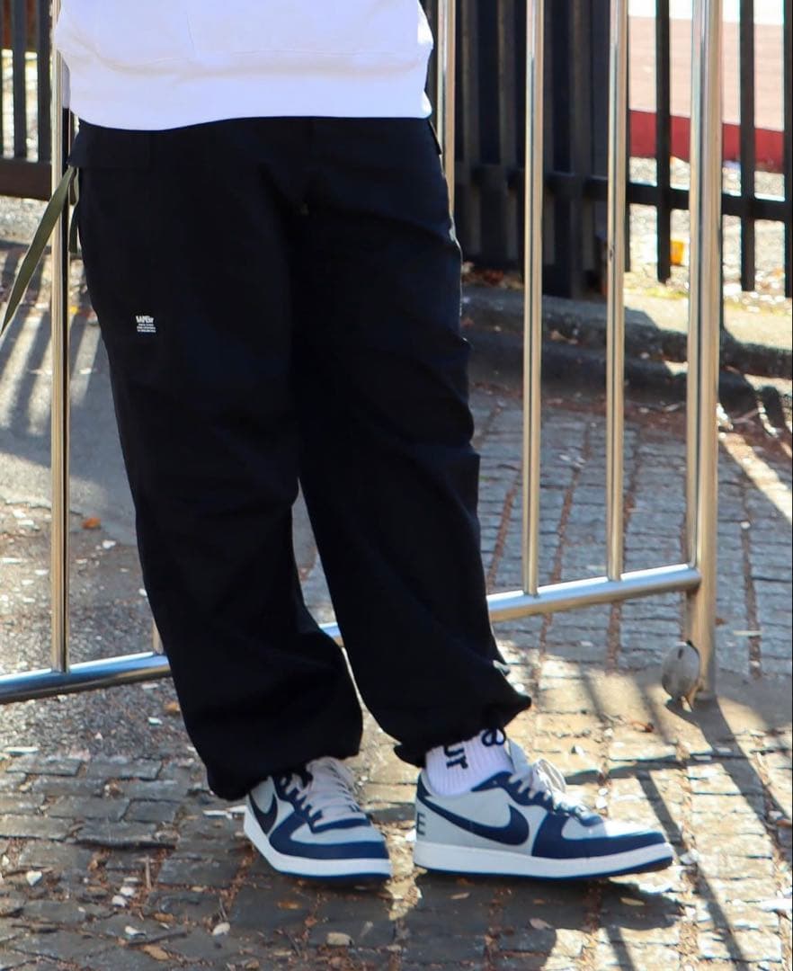 SAPEur ワークパンツ Lサイズ コットン100% カーゴパンツ黒　サプール