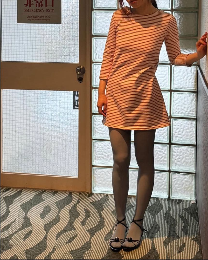 Freckle Seoul ボーダー ワンピース