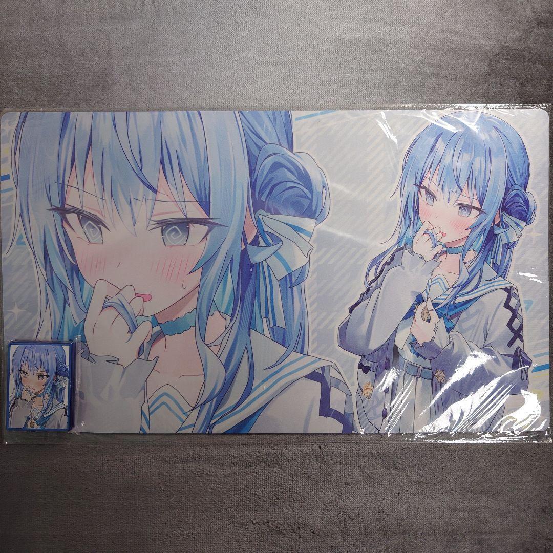 α2 ホロライブ 照れる&ぐるぐるの目 星街すいせい スリーブ&プレイマット