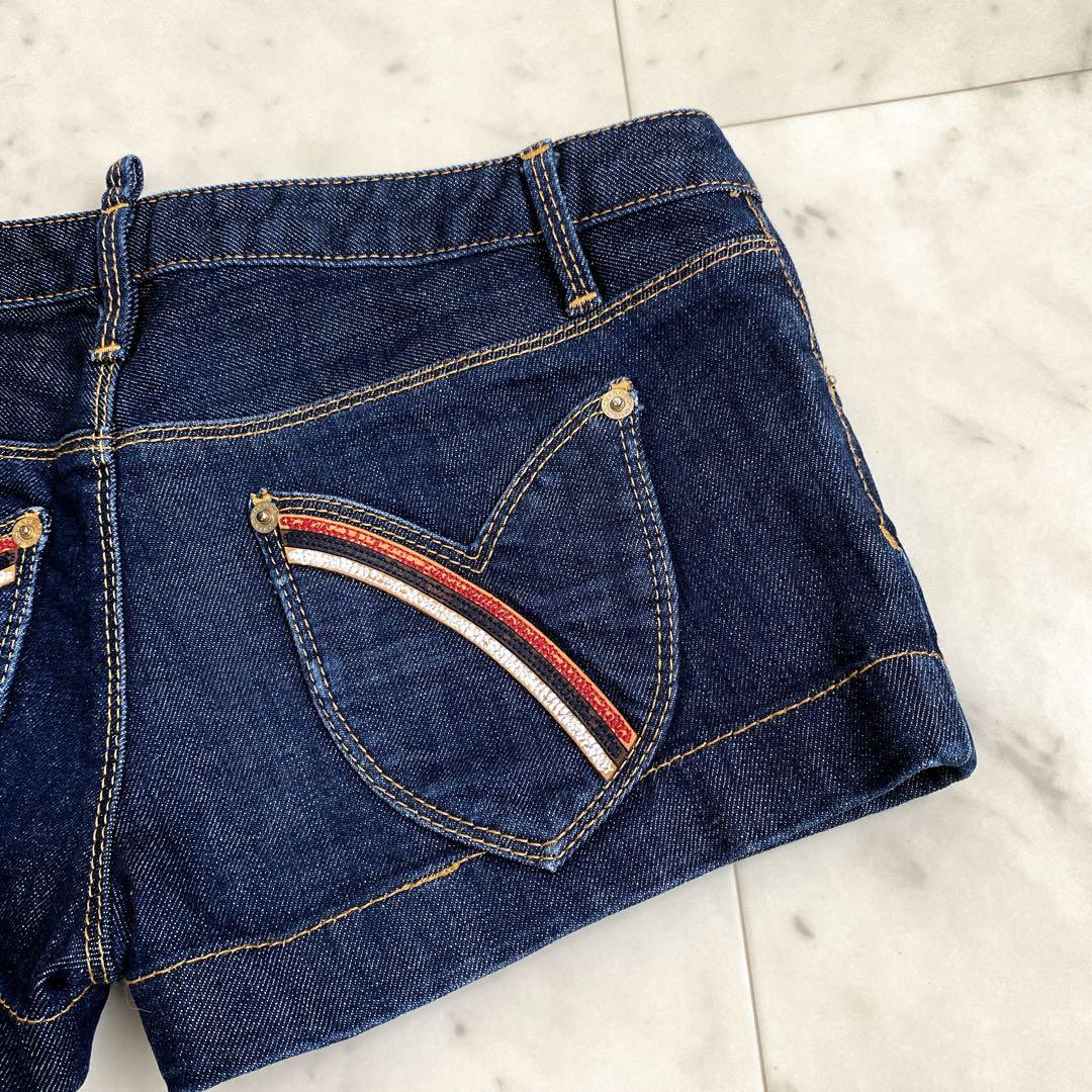 DSQUARED2 ディースクエアード　デニムショートパンツ　38