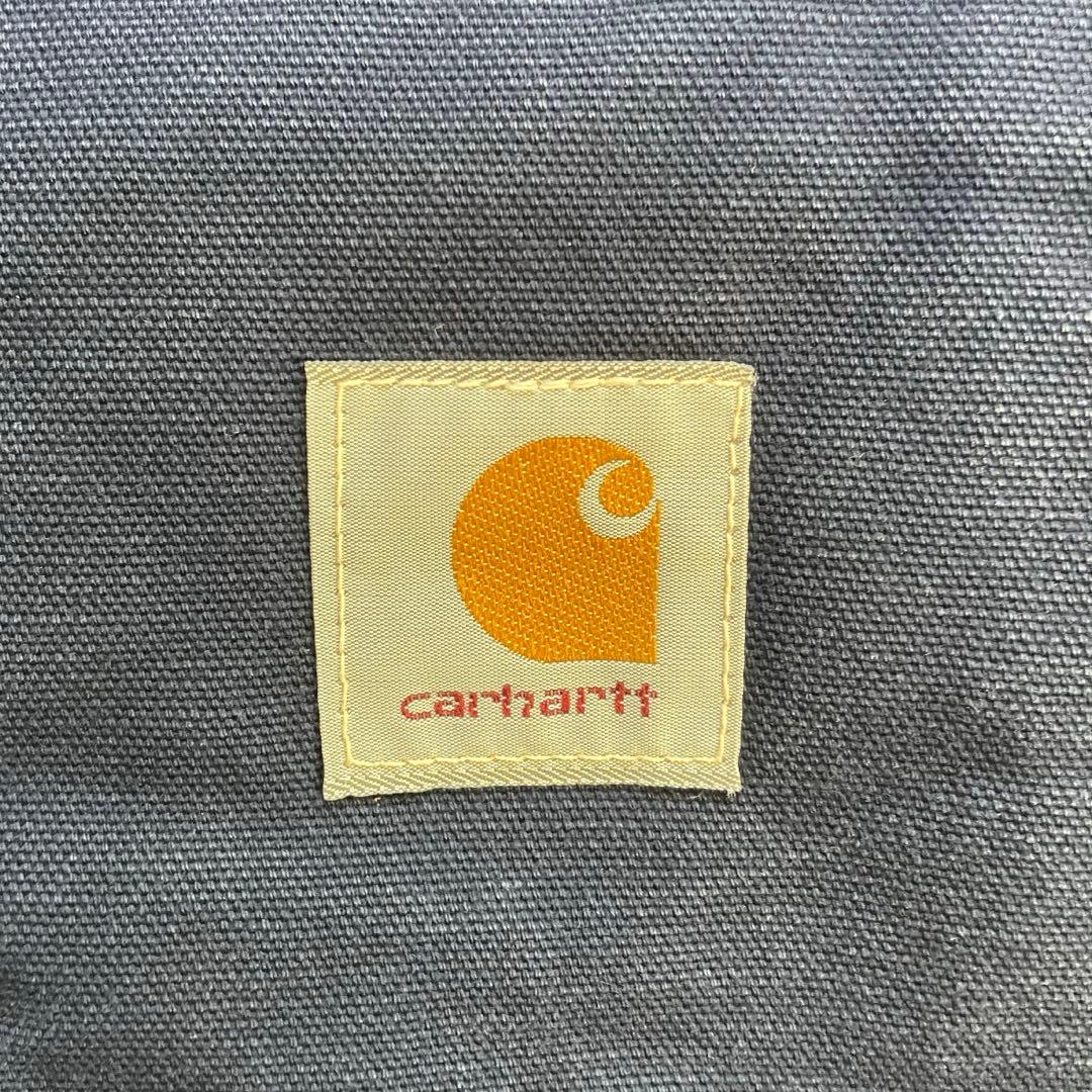 美品 90s USA製 カーハート ダック ベスト 腰ゴム Stussy別注 L