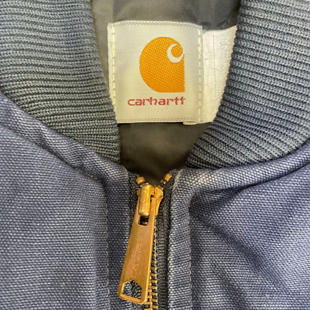 美品 90s USA製 カーハート ダック ベスト 腰ゴム Stussy別注 L