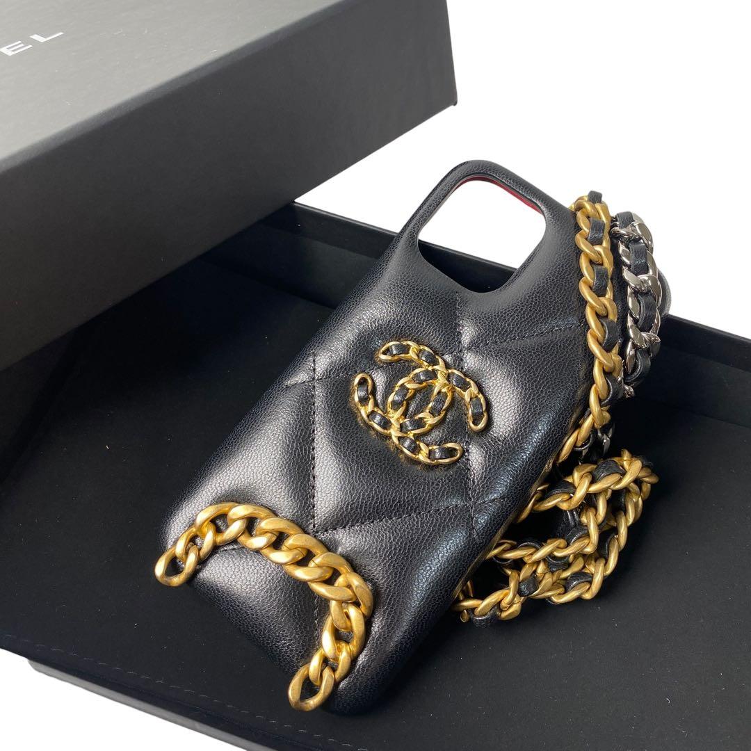 シャネルCHANELココマーク iPhoneケース チェーン ショルダー 30番