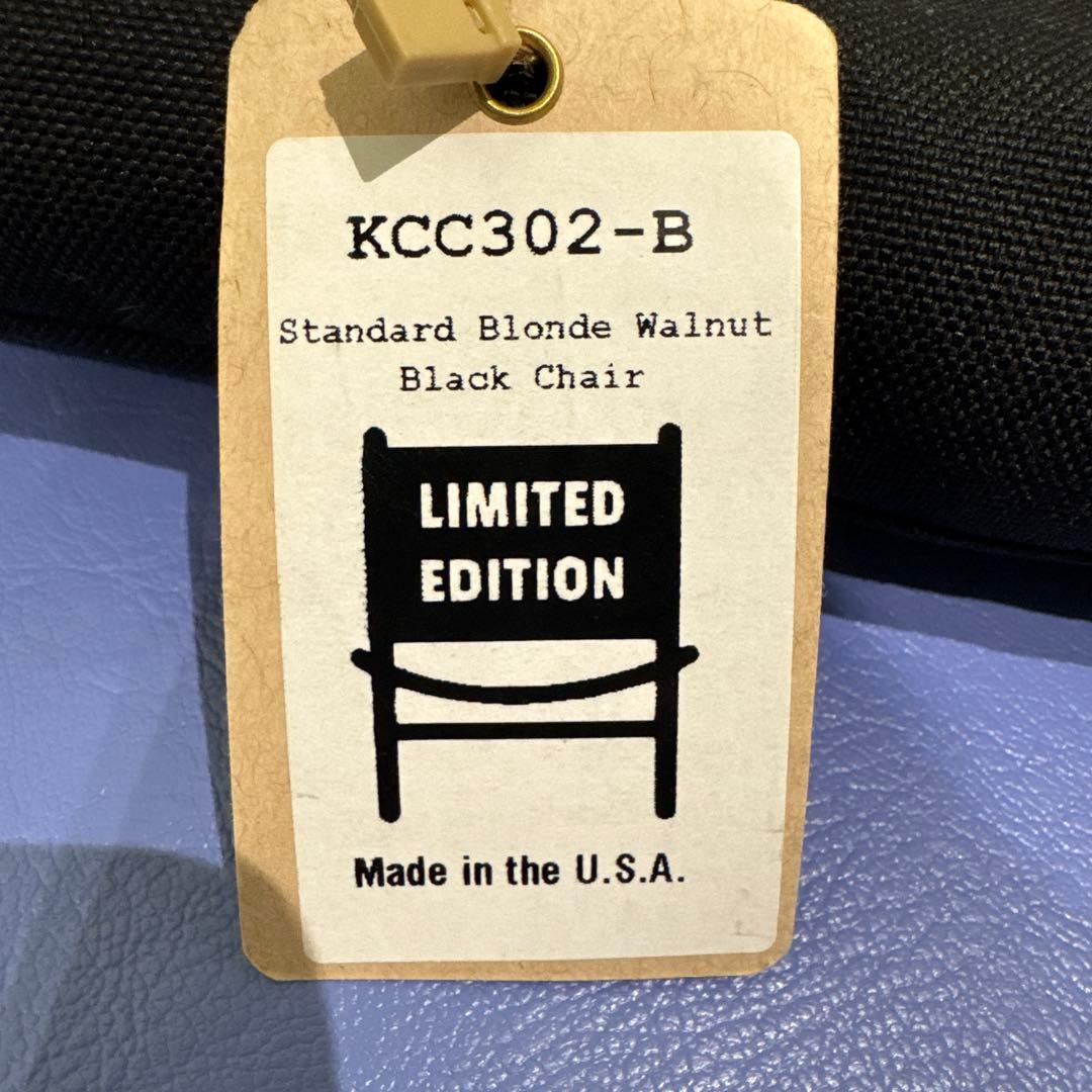 未使用　カーミットチェア　ブロンドウォールナット　黒　値引き不可