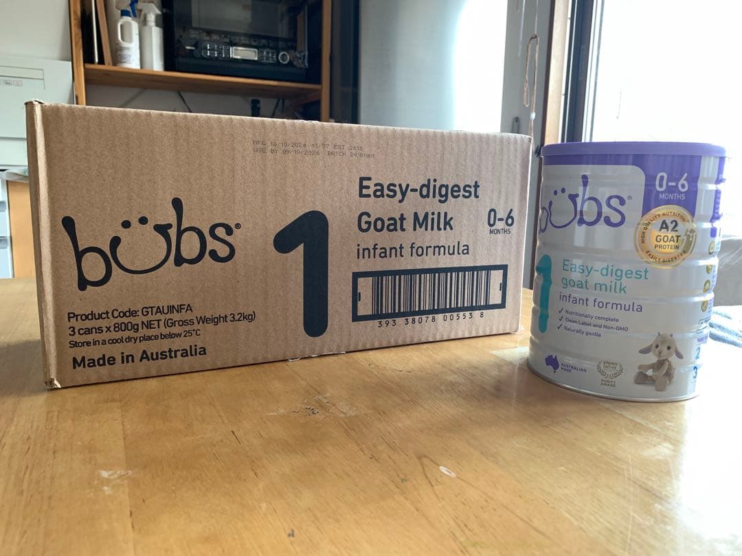 バブス bubs ヤギ 粉ミルク ステップ1 4缶セット【新品未開封】