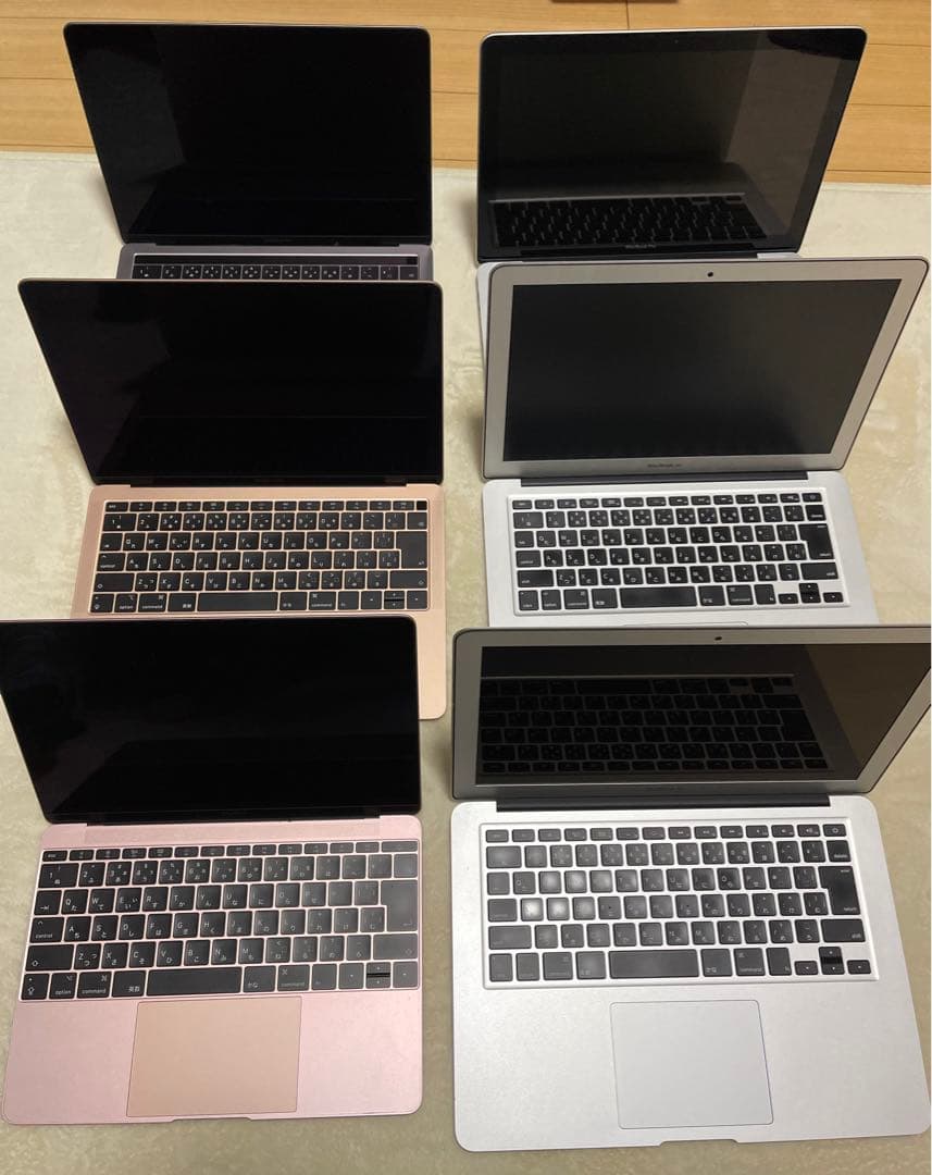 【ジャンク品】MacBook まとめ売り 6台セット 電源不可 部品取り用