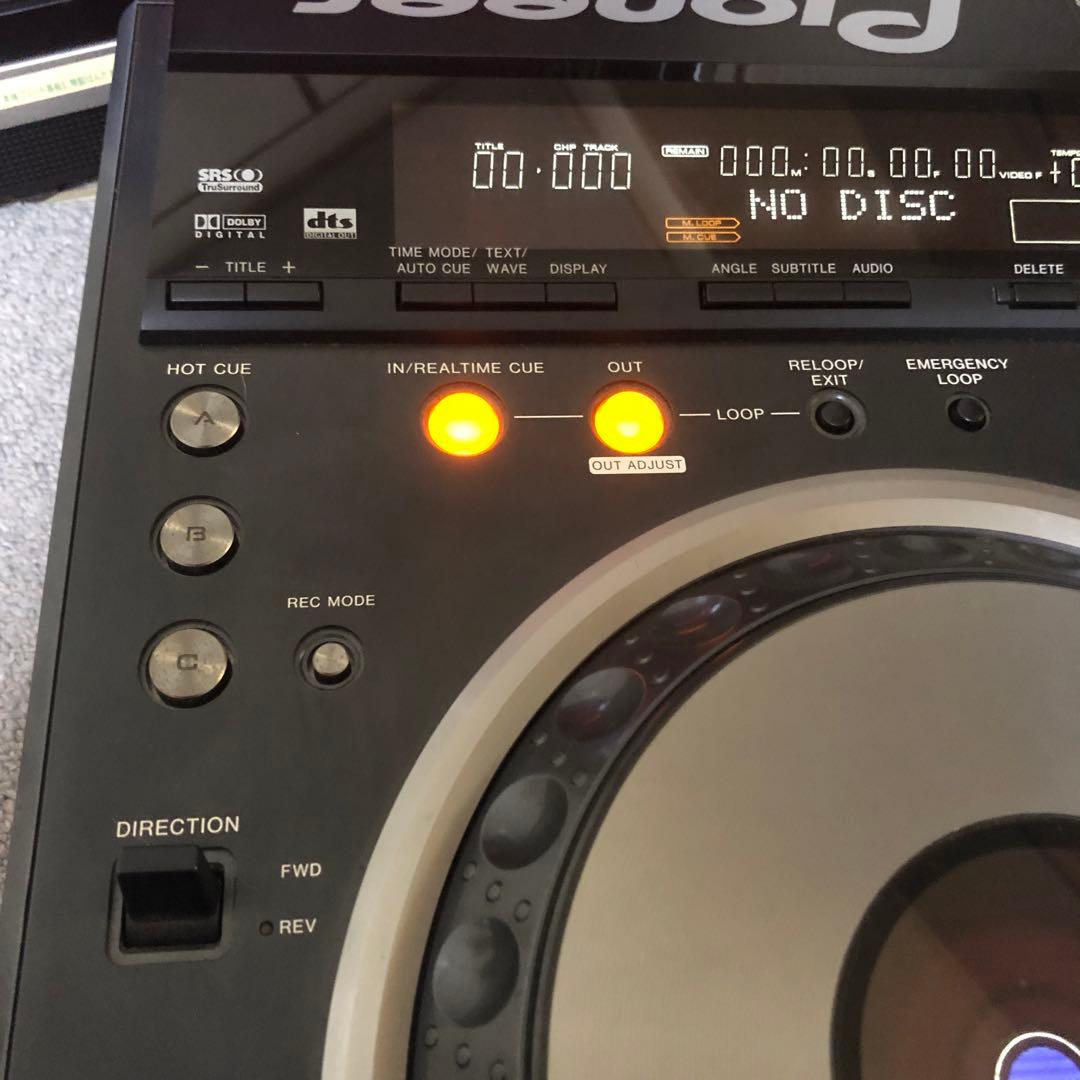 Pioneer DVJ-X1 DVDを映像ごとスクラッチできます　モニター付き