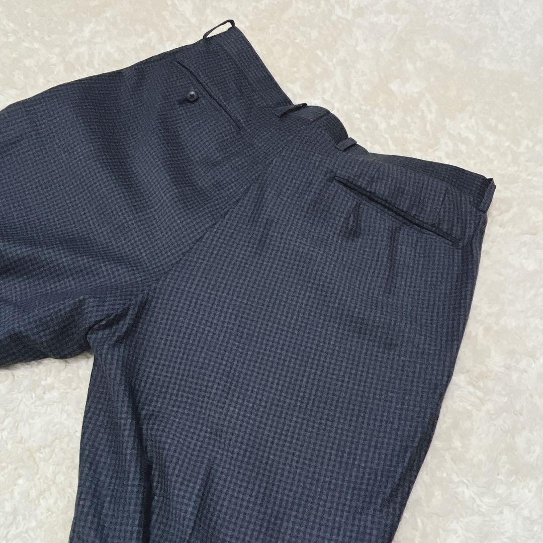 えまスーツセレクト　マルゾット　スーツ　ギンガムチェック　ウール