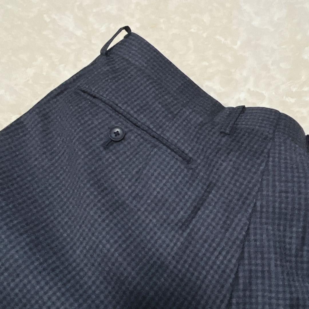 えまスーツセレクト　マルゾット　スーツ　ギンガムチェック　ウール