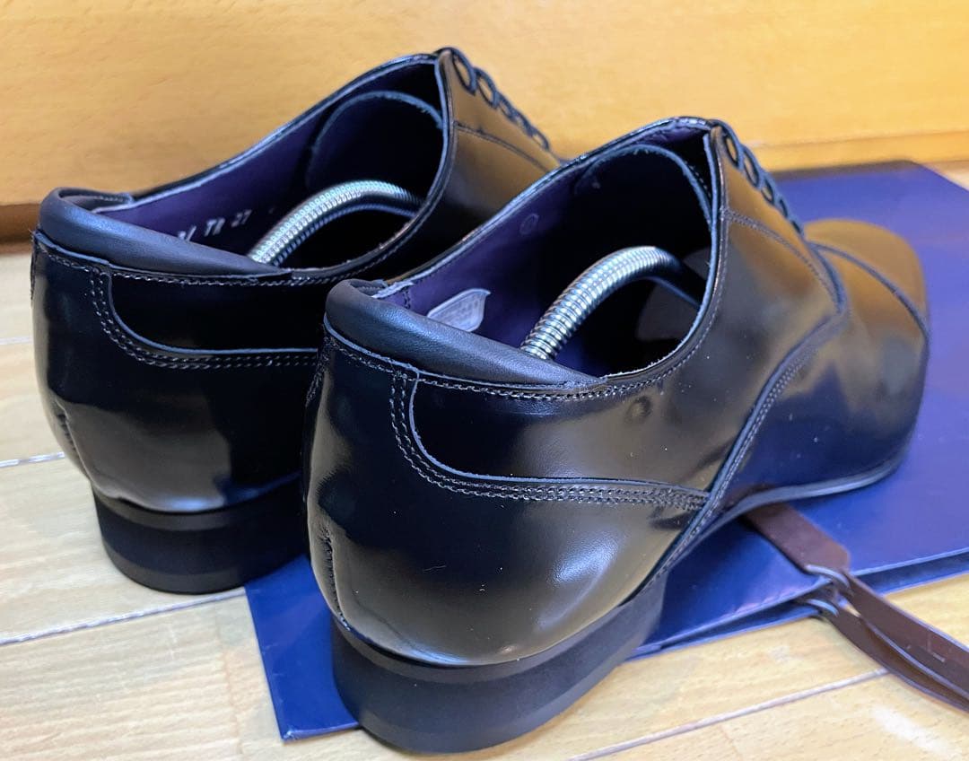 新品リーガルストレートチップビジネスシューズスクラッチタフレザー27