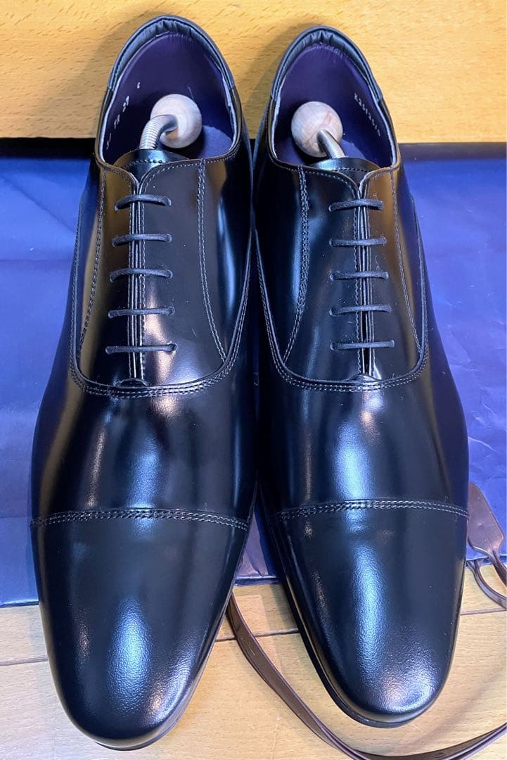 新品リーガルストレートチップビジネスシューズスクラッチタフレザー27