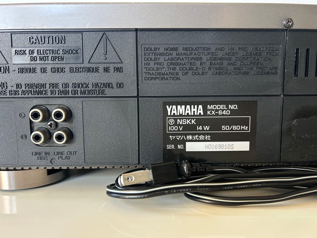 YAMAHA KX-640 3ヘッドカセットデッキ ＊ジャンク