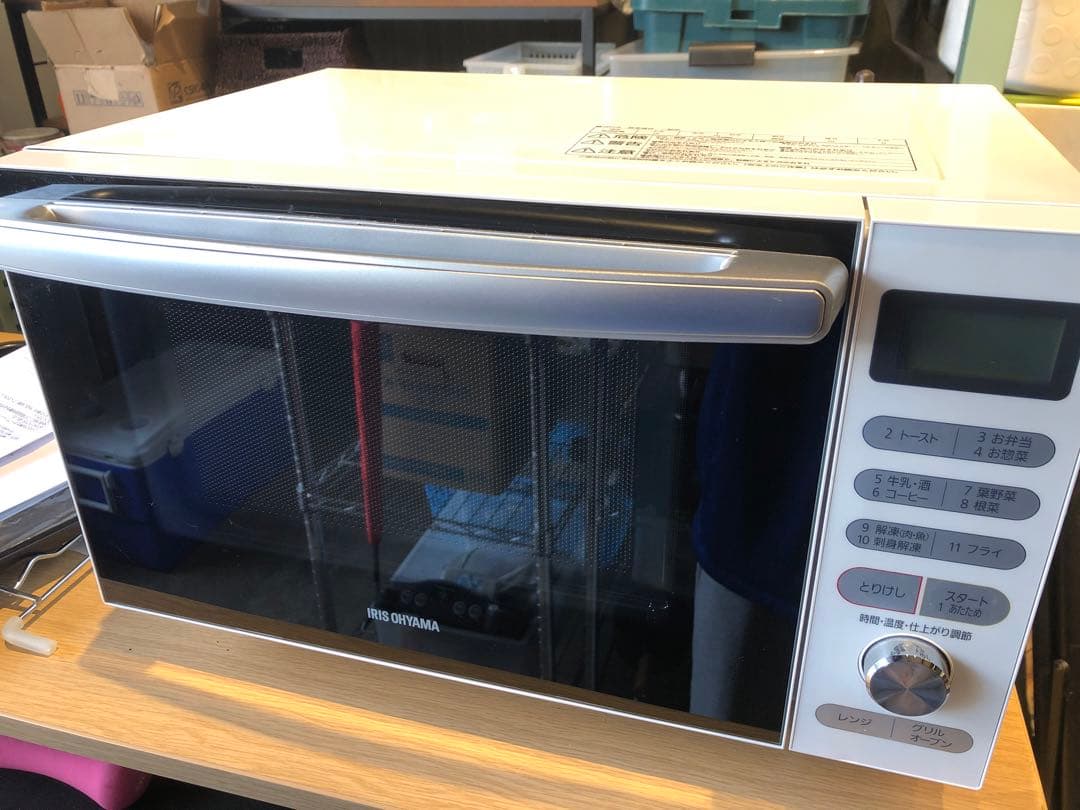アイリスオーヤマ　2021年製オーブンレンジ　ホワイト