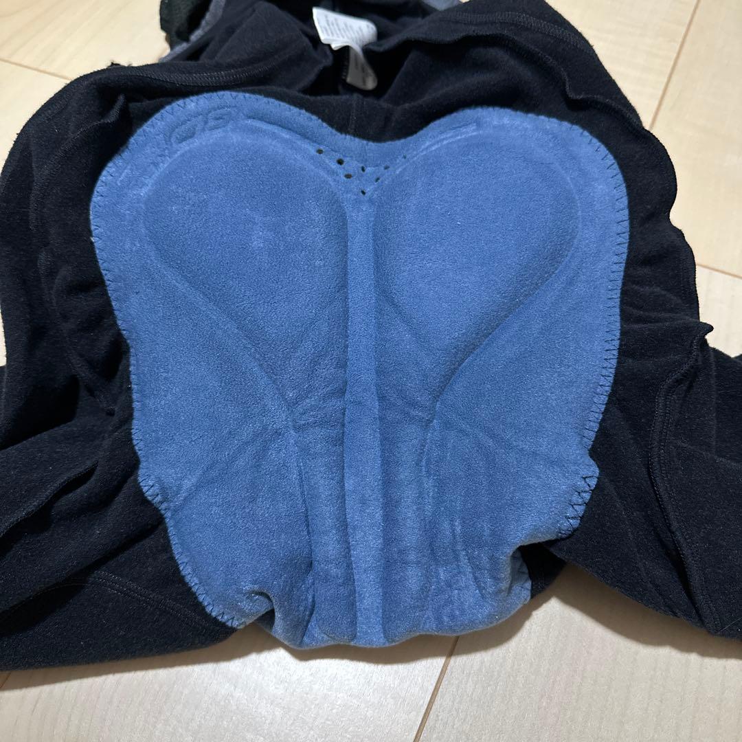 パールイズミ　ウィンドブレーク クイック ビブ サーモ タイツ　Lサイズ