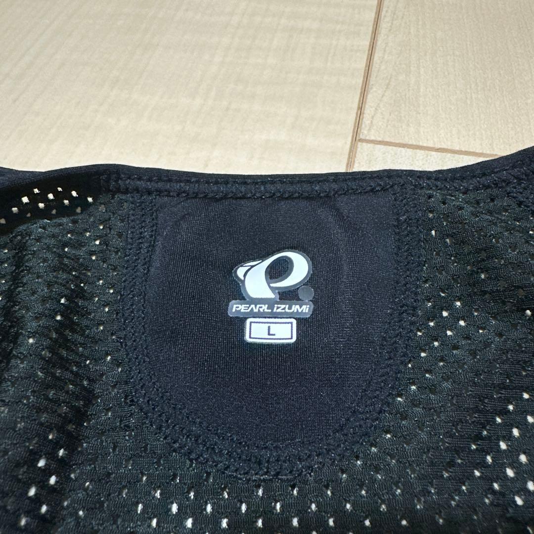 パールイズミ　ウィンドブレーク クイック ビブ サーモ タイツ　Lサイズ