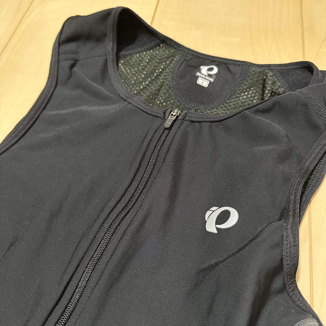 パールイズミ　ウィンドブレーク クイック ビブ サーモ タイツ　Lサイズ