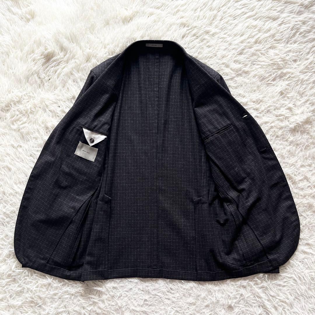 <美品>BOGLIOLI dover ブラウン ウール ジャケット サイズ48