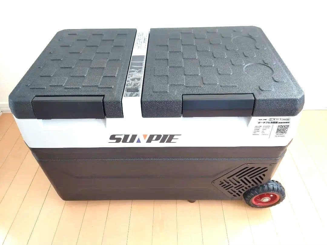 ポータブル冷蔵庫 車載冷蔵庫 2室 42L 冷凍庫 -20~10度 AC/DC