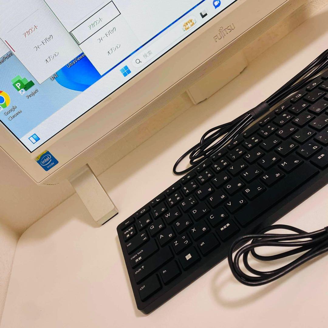 Y728 Fujitsuデスクトップ WEBカメラSSD高速 Windows11