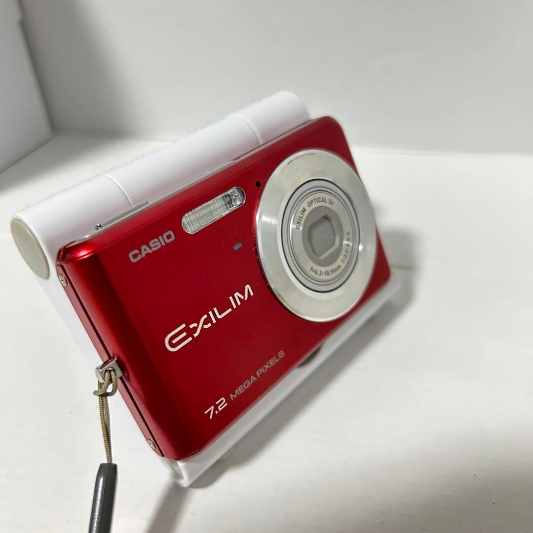 【美品】CASIO EXILIM EX-Z77 コンデジ レッド BT充電器