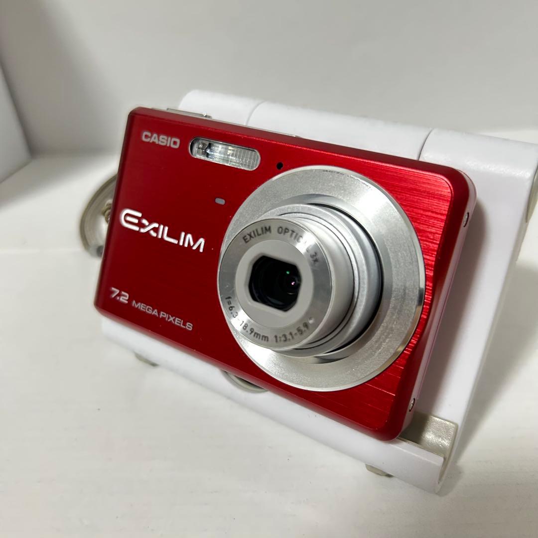 【美品】CASIO EXILIM EX-Z77 コンデジ レッド BT充電器
