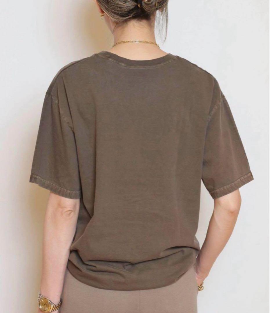 ドゥーズィエムクラス Refinement Tシャツ ブラウンA